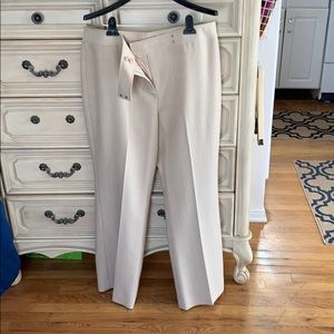 Tahari cream suit pants Sz 18